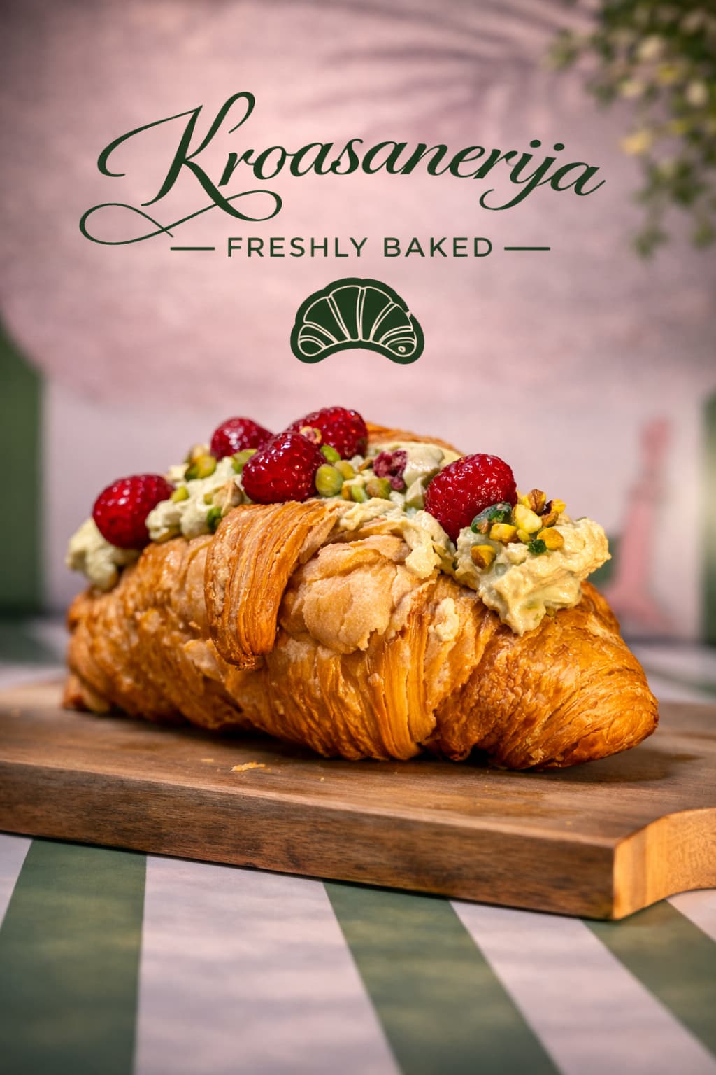Pistachio Raspberry